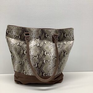 Animal Print Large Tote Bag (Preowned)